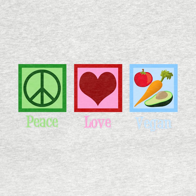 Peace Love Vegan by epiclovedesigns
